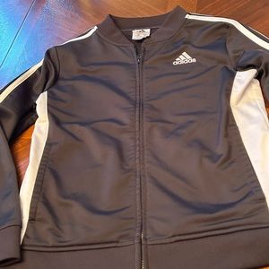 Youth Adidas, zip up, warm up jacket